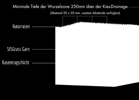 gesteuert Variabler Stichabstand NATURRASEN (Abstand 20 x 20 mm, weitere