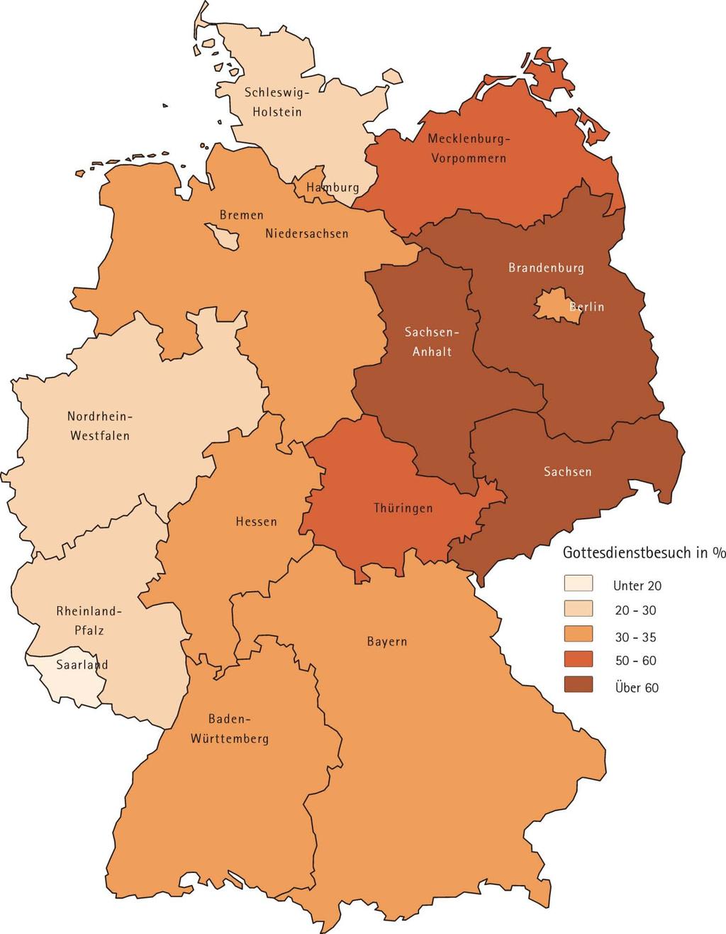 Grafik 5: Gottesdienstbesuch am Heiligen Abend