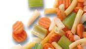 20% 8355 ardo Wok-Mischung 2,5 Geschnittene Mini Maiskolben : 20 % Karottenscheiben 5/25 flach : 20 % Gelbe Karottenstreifen 4/4