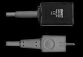 200 mm, reusable 187-351-22 ECA-Monopolares-Kabel für flexible Argonsonden, 3,5 m SDS Stecker mit Luer Lock und ovalem Anschluss,