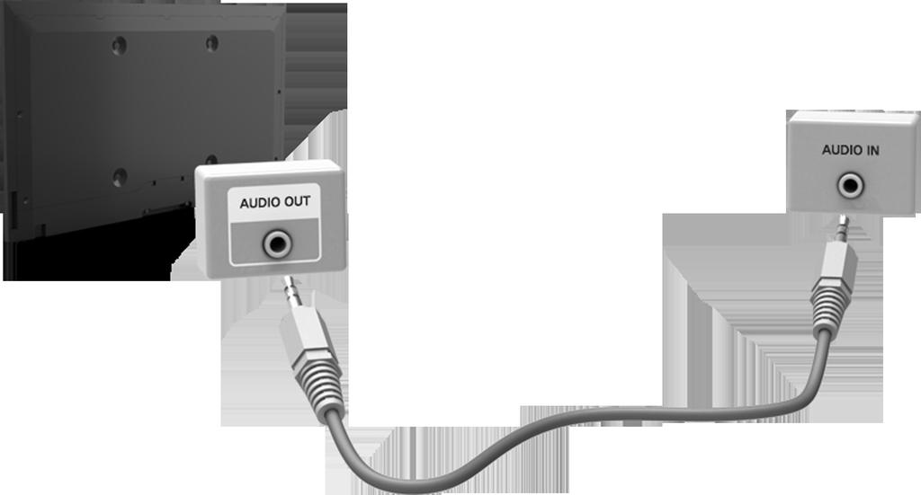 Anschluss - Audioausgang Verfügbar je nach Modell.