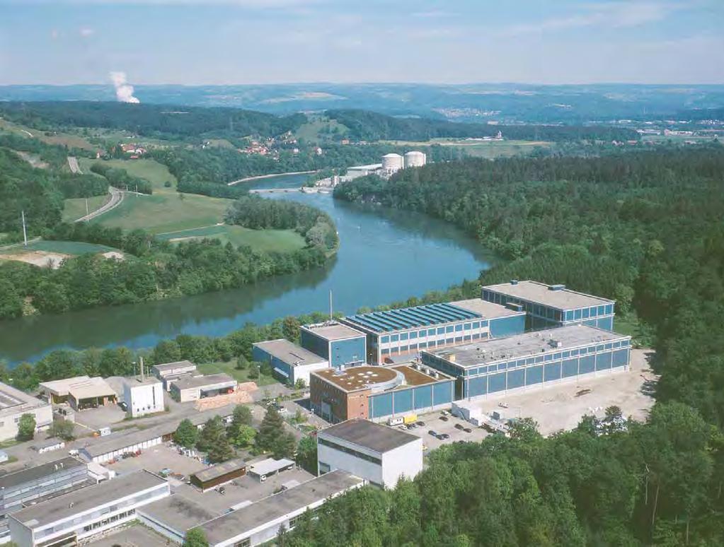 Zentrales Zwischenlager (ZWILAG) ZWILAG HAA/BE mittelaktiv Zentrales Zwischenlager ZWILAG der Schweiz für alle Kategorien radioaktiver Abfälle neben