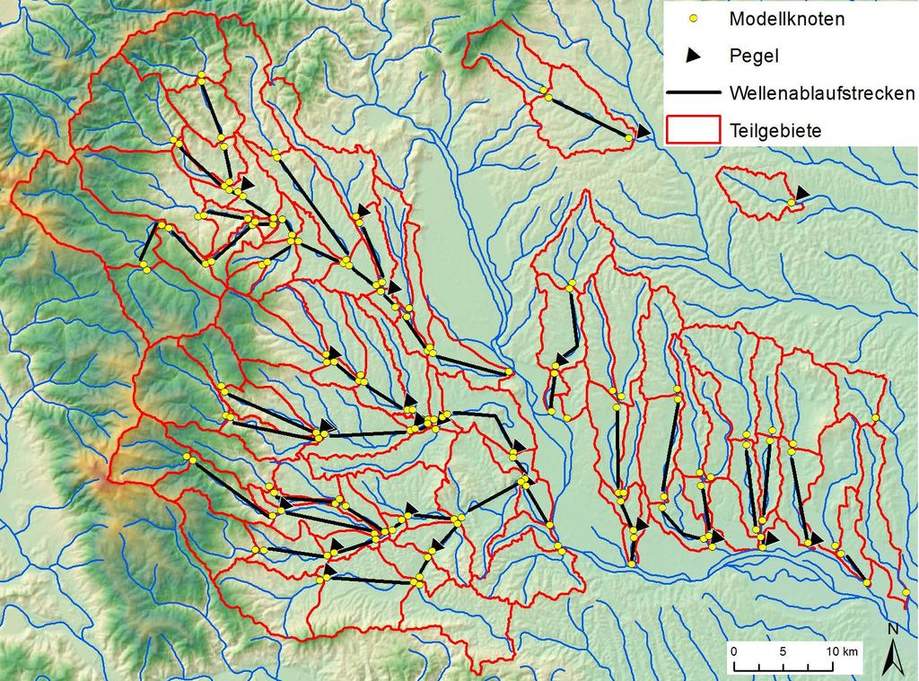 Hydrologisches Modell KAMPUS (Blöschl et al.