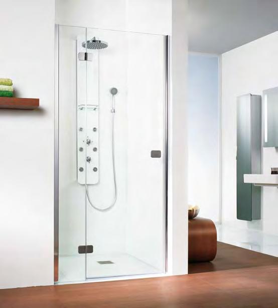 Premium Softcube Drehtür Nische Ein Highlight für Ihr Bad mit dieser Drehtür werden Raumnischen bis 130 cm Breite zu unverwechselbaren Duschoasen.