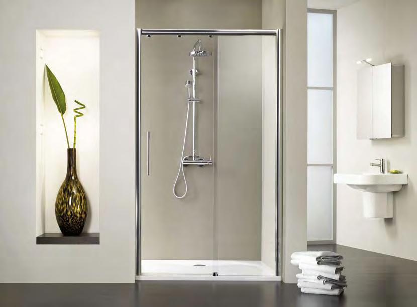 Solida Duschen in neuen Dimensionen Gleittür Nische, 2-teilig Eine komfortable Duschlösung anstelle einer Badewanne?