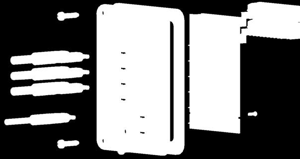 Die interne Verdrahtung erfolgt mit Standardleiterplattensteckverbindern.