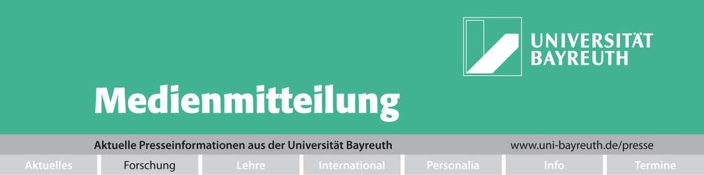 6.800 Zeichen Abdruck honorarfrei Beleg wird erbeten Dr. Stefan Hähnel, Universität Bayreuth. Foto: privat.