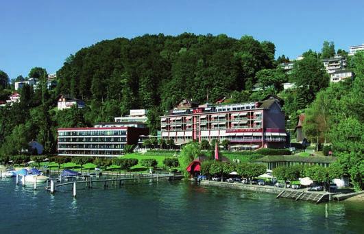 Luzern/Weggis Seehotel Hermitage****S, Verbringen Sie Ihren Aufenthalt im Seehotel Hermitage mitten in einem grossen Park direkt am Vierwaldstättersee und profitieren Sie von