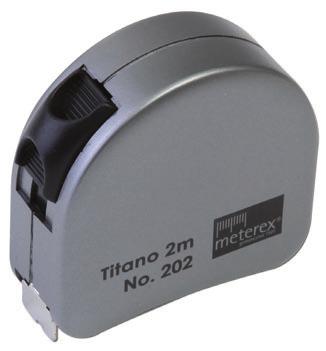 Titano 205 / 5m Qualitäts-Bandmaß mit automatischem Rücklauf und Stopper.