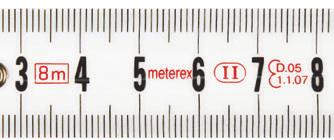 Maßbandarten Stahlmaßbänder 1m - 8m Bandbreite Weißlackierte Stahlmaßbänder aus gewölbtem (bombiert), hochwertigen Bandstahl.
