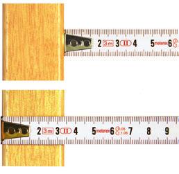 Maßbandarten Softmaßbänder 1,5m - 1,8m Bandbreite PVC-Band 10m - 50m Innen- / Außenmessung