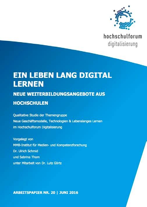 Deutsche Hochschulen im digitalen Weiterbildungsmarkt: Ergebnisse der Studie Ein Leben lang digital lernen (HFD) 17 1) Umfassende Web-Recherche bei über 400 Hochschulen mit Blick auf digitale