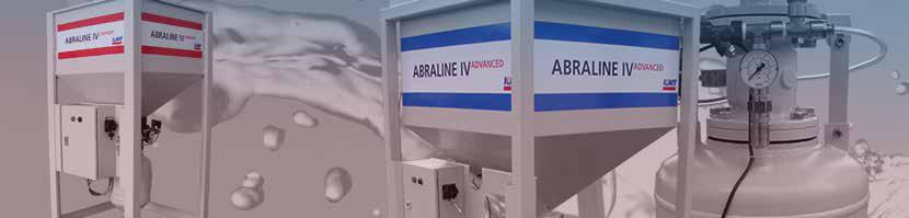 Abrasiv-Fördersystem ABRALINE Genaue Überwachung aller relevanten Parameter ist Voraussetzung für Effizienz und Zuverlässigkeit beim Wasser strahl schneiden.