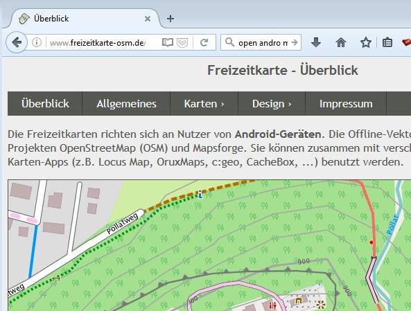 Offline-Karte: Vorbereitung (3) Immer zur Karte das