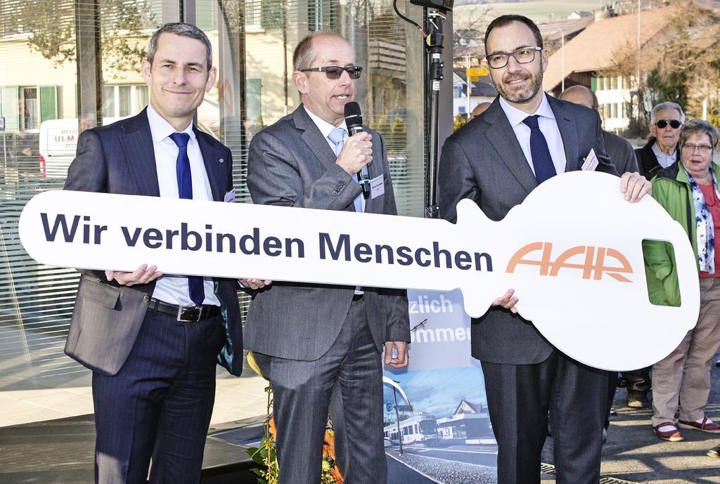 4 Infrastruktur Bahnhof Zetzwil AAR bus+bahn, Wynentalund Suhrentalbahn investiert Bahnhof Zetzwil für die Zukunft bereit AAR bus+bahn, Wynental- und Suhrentalbahn AG (WSB) will die wachsende