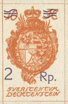 Philatelie Wappen / Aushilfsausgabe (1921) 2 Rp.