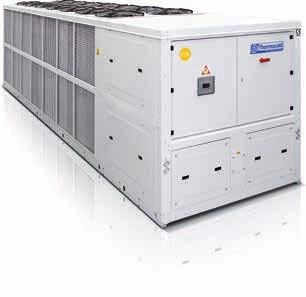 MULTITUBE SYSTEM HEVA SEI Gruppi polivalenti aria-acqua con ventilatori elicoidali e compressori semiermetici a vite per impianti a 6 tubi.