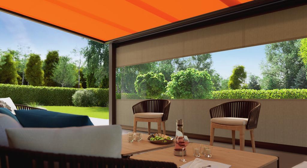 markilux Panoramafenster Sie möchten draußen unter Ihrem Terrassendach vor Wind und Wetter geschützt sitzen und trotzdem die freie Sicht nach draußen genießen?
