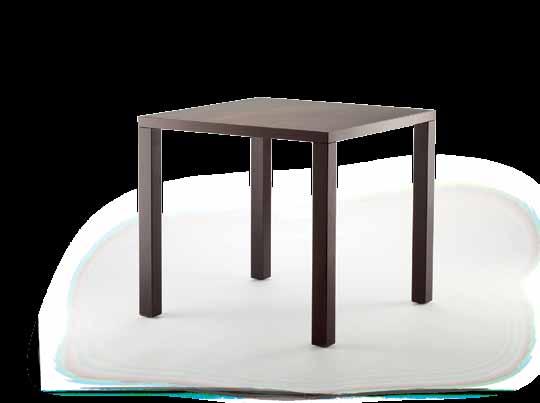 Design: kim kim design 1 tische. tables Die Holztische 410 und 411 sind dank ihrer schlichten Gestaltung wahre Alleskönner. Die Rechteckbzw.