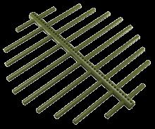 verticali Comb distributor for vertical filter Kammförmige