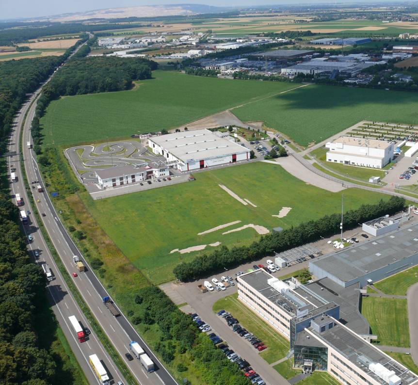 Europaring Verfügbare Fläche Europaring Grundstück ca. 5 ha Michael Schumacher Kartcenter A 4 Verfügbare Fläche 50.000 m² Gebietsausweisung FNP, gewerbliche Fläche bzw.