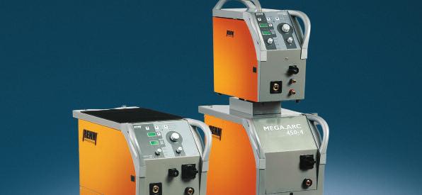 Absolut zuverlässig auch bei härtesten Einsatzbedingungen Das lückenlose Geräteprogramm: MEGA.ARC 250-4; MEGA.ARC 350-S kompakt gasgekühlt, MEGA.