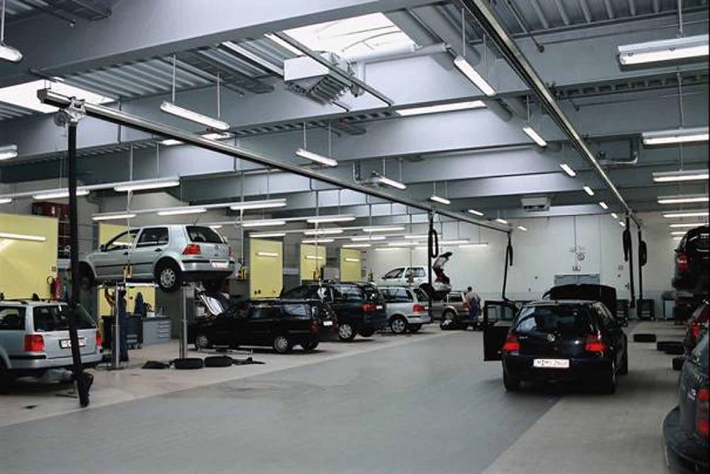 Exhaust channel system designed for car repair shops, vehicle inspection services or in the industry, where straight movable extraction is required.