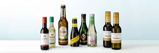 WEIN, PROSECCO, BIER ALKOHOLISCHE GETRÄNKE Warsteiner Premium Verum Bier 0,33 l 3,00 Viña Albali Verdejo Sauvignon Blanc 0,187 l 4,00 Viña Albali Tempranillo Shiraz