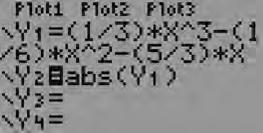 Integralrechnung Beispiel 3 Gegeben ist die Funktion f mit f(x) = 1 3 x 3 1 6 x 2 5 3 x; x R.