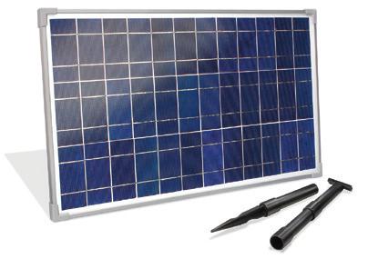 Bild 5: Stellen Sie das 25-W-Solarpanel auf.