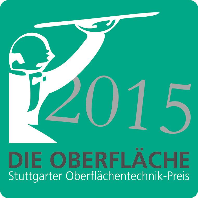 Thema 4 Seite 11 21 Bewerbungsauftakt zum Stuttgarter Oberflächen technik-preis 2015 Bereits zum vierten Mal vergibt das Fraunhofer IPA den Stuttgarter Oberflächentechnik-Preis»DIE OBERFLÄCHE«.