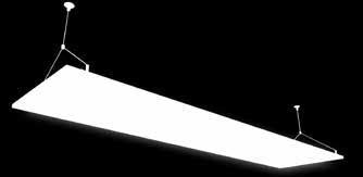 LUMiTENSO LED PANELS DOPPELSEITIGES LED PANEL Hochwertiger robuster Aluminiumrahmen AL6063-T5 Doppelseitiges LED Panel mit innovativem Lichteffekt in Designoptik Anwendung