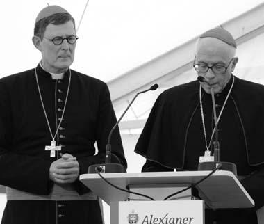 Mit dabei Rainer Maria Kardinal Woelki, Nuntius Jean-Claude Périsset, Provinzial Bruder Benedikt M.