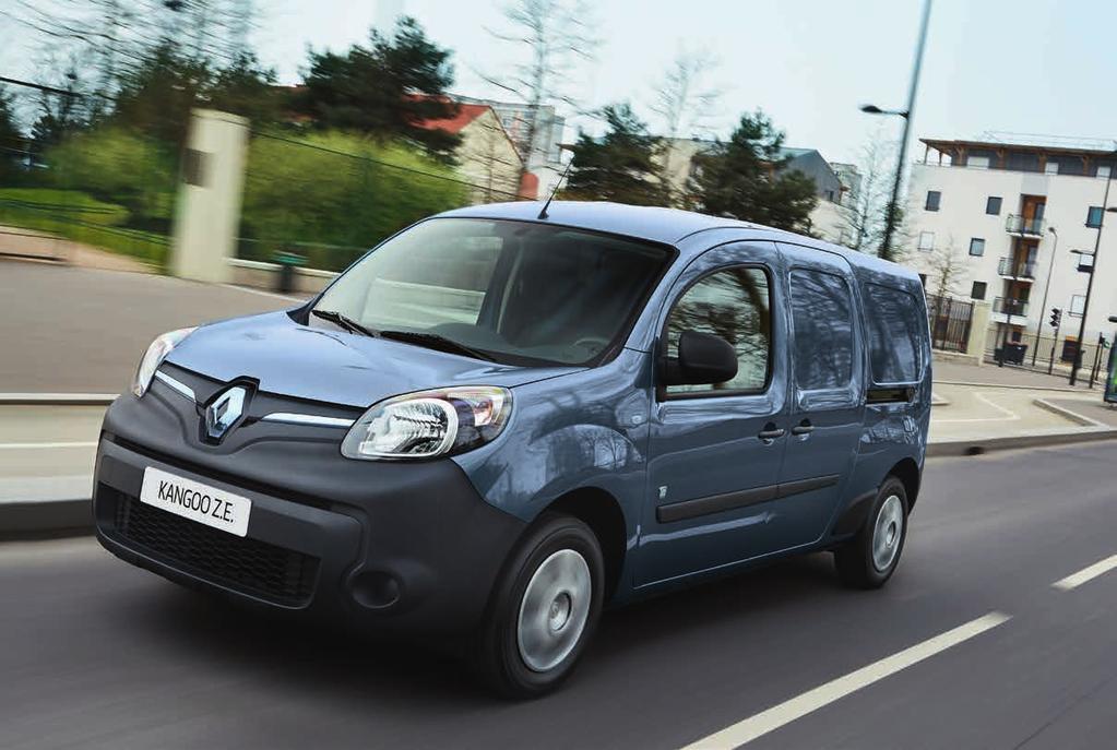 Auf einmal wird Umweltschutz ganz leicht 100 % elektrisch Der Renault KANGOO Z.E. macht Mobilität mit gutem Gewissen möglich.