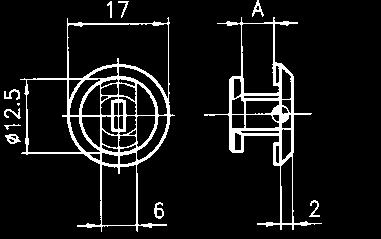 Mit einer M4- Schraube können die Ringe in der 8 mm- Profilnut befestigt werden, wo sie gegen Verdrehung ge sichert