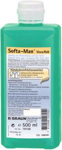 Softa-Man ViscoRub Softa-Man ViscoRub ist eine Kombination aus völlig neuen Anwendungs- und Pflegeeigenschaften für die Händedesinfektion.