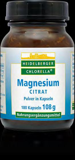 Magnesium Citrat Pulver in Kapseln Inhaltsstoffe: Mineralstoff Magnesiumcitrat entspricht elementarem Magnesium *Entspricht 126 % des Referenzwertes nach EU-Richtlinie. pro 6 Kapseln empf.