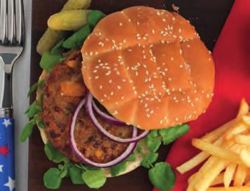 104164 20 x 150 g, Ø 12 cm Premium Honey Root & Quinoa Burger Mega Burger aus Wurzelgemüse und