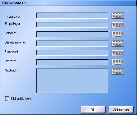 10.2.2 SMTP Jede Meldung wird als Text in eine E-Mail integriert und über das Netzwerk an den Alarm- Host gesendet. Die Auswertung der Meldungen kann mit einem E-Mail-Client erfolgen.