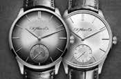 1953 1979 2005 2006 2012 2014 1953 Die Produktion in Le Locle, Schweiz, wird ausgeweitet und von Taschenuhren auf Armbanduhren umgestellt. 1979 Während der Quarzuhrenkrise wird die H. Moser & Cie.