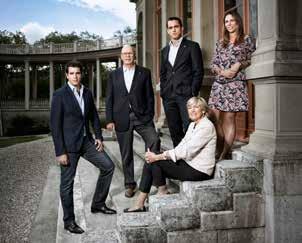 Roger Nicholas Balsiger ist weiterhin Eherenvorsitzender und leitet die Heinrich und Henri Moser Stiftung, die das Moser Familienmuseum im Haus seines Vorfahren, Schloss Charlottenfels, verwaltet.
