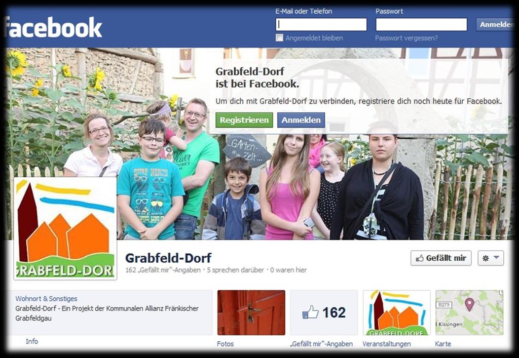 Facebook-Seite Grabfeld-Dorf 20.