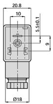 Spannung Schutzbeschaltung Statusanzeige Anschlusskabel Ø Anschlusskabel 28-ST-01-G alle nein ohne ohne 6 8 mm 4 max.