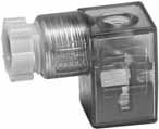 Anschlusssteckdosen für Magnetspulen Anschlusssteckdosen nach DIN EN 175301-803 Form C Industrienorm
