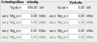 Soweit es für die Berechnung nach Theorie II. Ordnung zulässig ist, mit reduzierten Lasten zu rechnen, so müssen Sie die entsprechend reduzierten Lasten eingeben.