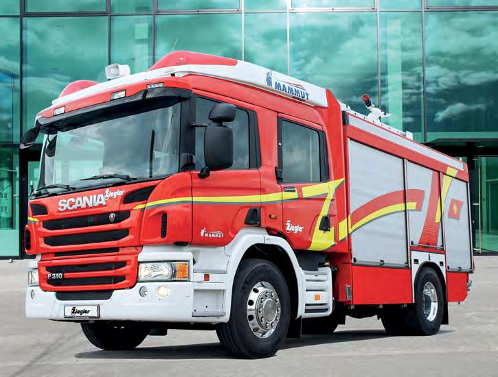 Neben einer leistungsstarken Pumpe und einem Dachwerfer verfügt es auch über TLF 30 / 40-4 Scania P 310 4 x 2 Zu großem