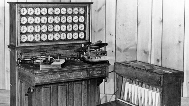 0. Generation (bis 1940) Weiteres Beispiel: Hollerithmaschine von Herman Hollerith (1888) Besteht aus: Tabelliermaschine,