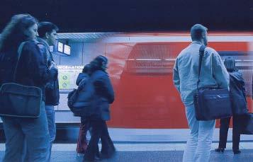 EMM Europäische Metropolregion München Verkehrsströme Durchschnittliche Reisezeit mit der Bahn von verschiedenen Kreisstädten der Region in die LH München.