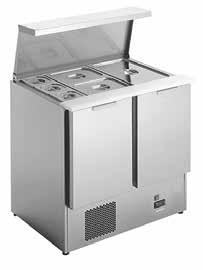 Kühltische / Zubehör Oberplatte für Kühltische TRECO / SUPREME B x T x H/mm: Bemerkung: Artikel-Nr.
