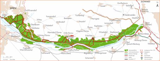 Nationalpark Donauauen 1997: Kategorie II der IUCN: Schutzgebiet, das hauptsächlich zum Schutz von Ökosystemen und zu Erholungszwecken verwaltet